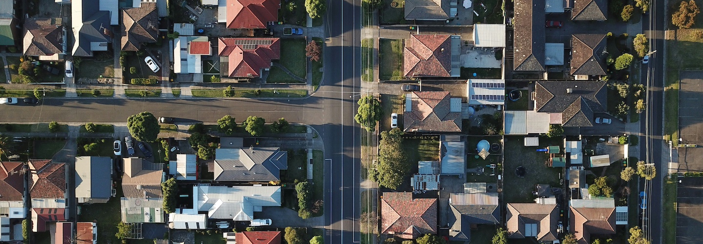 Aerial street view